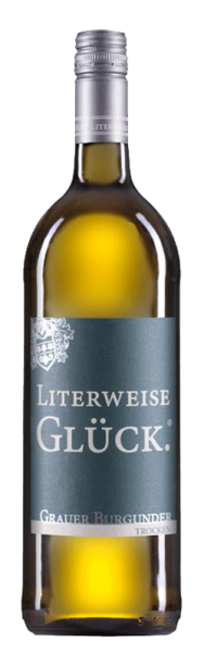 Literweise Glück Grauer Burgunder trocken 12,5% Vol 1,0l