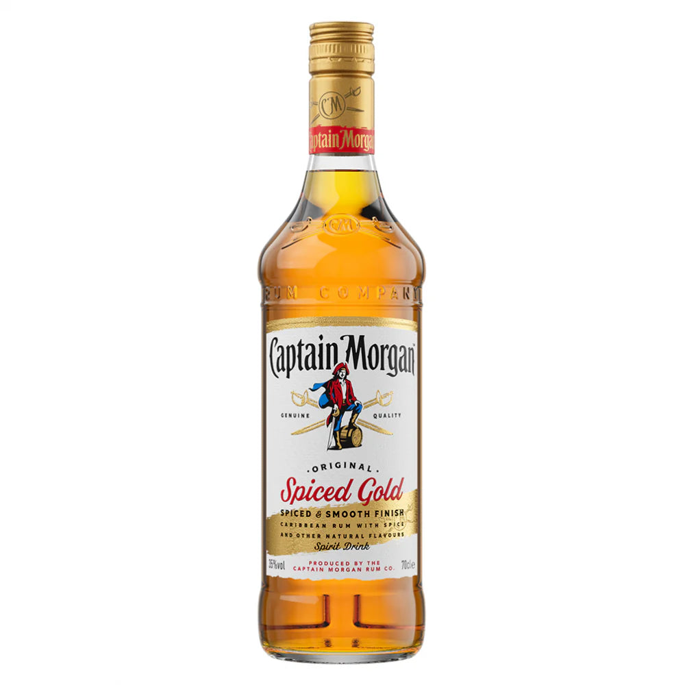 Captain Morgan Spiced Gold mit 0,7 Liter und 35 % Vol.