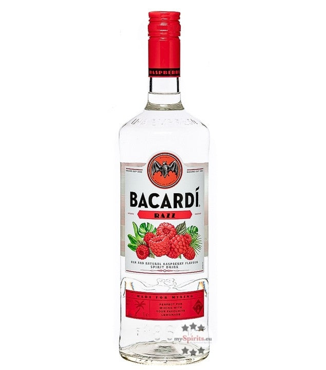 Bacardi Razz mit 0,7 Liter und 32 % Vol.