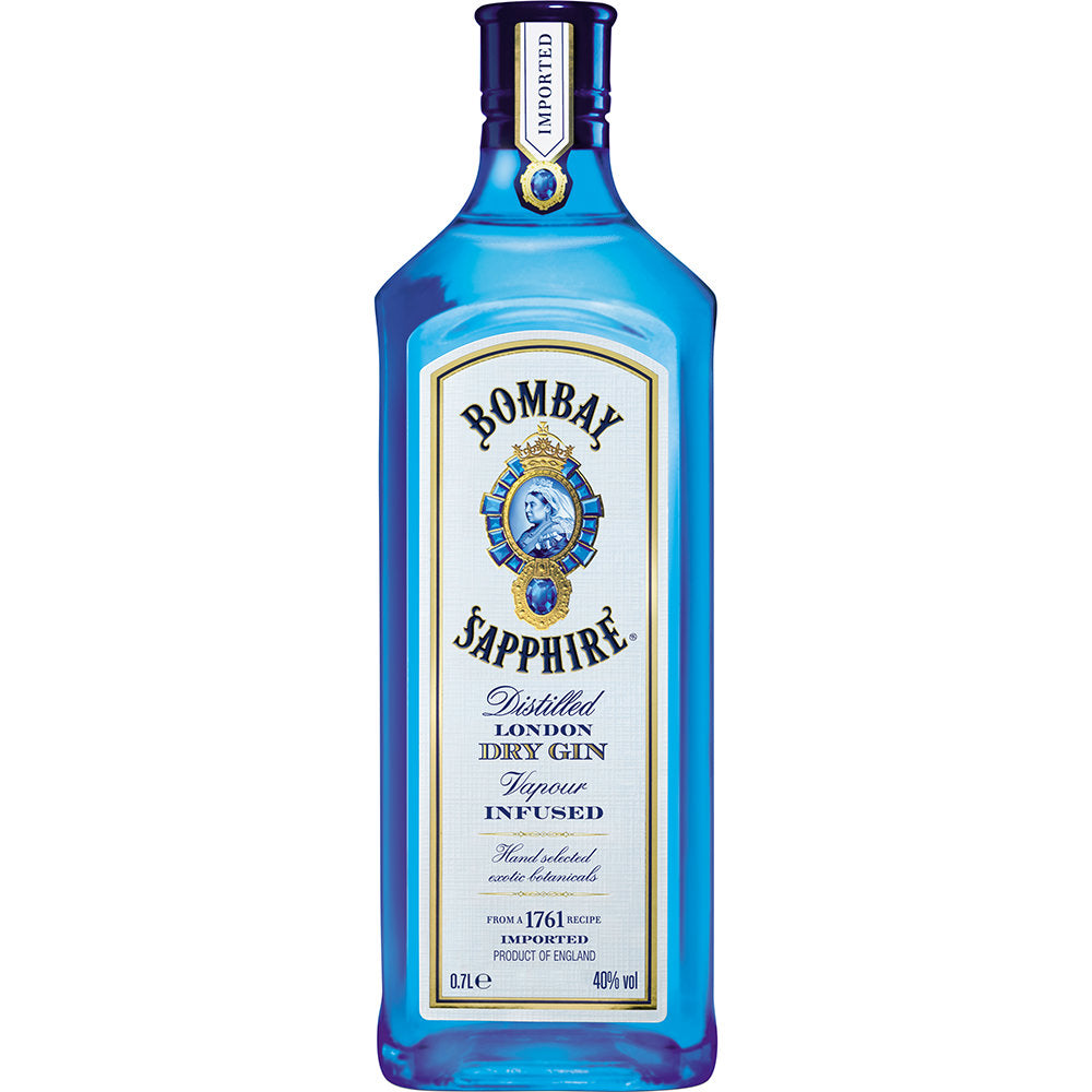 Bombay Sapphire Gin mit 0,7 Liter und 40% Vol.