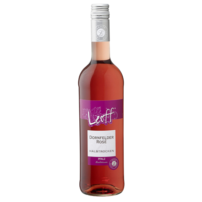 Leoff - Dornfelder Rosé QBA Qualitätswein 12,5% Vol 0,75l