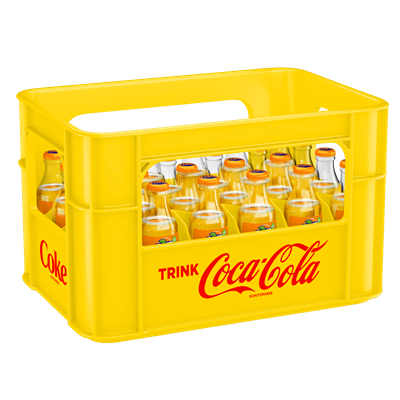 Kiste Fanta Orange Classic Glas 24x 0,2l