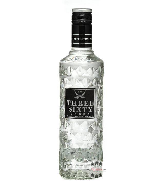 Three Sixty Vodka - Diamond Filtration mit 0,7 Liter und 37,5 % Vol.
